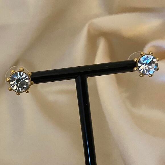 Kate Spade “Flying Colors” Crystal Bezel Earrings - Picture 5 of 6